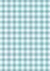Blue Gingham Check Backing Paper