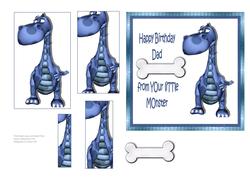 From Your Little Monster - Dad Birthday