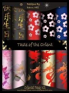 Taste of the Orient - Oriental Paper Set