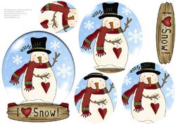 Snowman Snowglobe