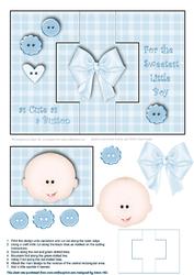 Cute as a Button - Baby Boy
