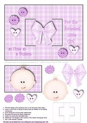 Cute as a Button - Baby Girl