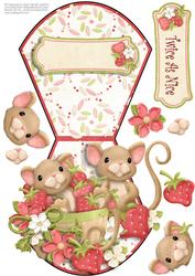 Twice as Mice (nice) Wobble Card