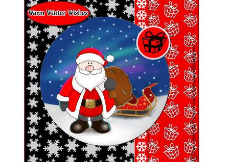 Xmas Santa Card Kit