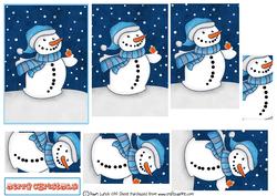 Mr Snowman Pyramid Sheet