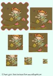 Watering the Garden Cutie Pyramid Sheet