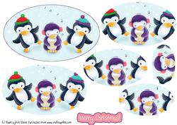 Carol Singing Penguins! Pyramid Sheet