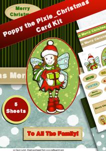 Poppy Pixie_christmas Card Kit