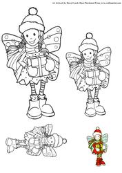 Poppy the Pixie_christmas Stamp Sheet
