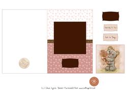 Freddy the Teddy Especially for You Quick Card Sheet
