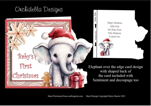 Little Elephant First Christmas 