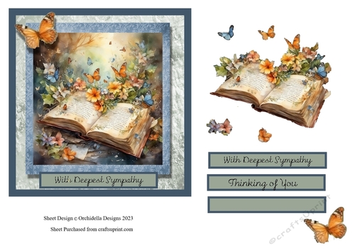 Sympathy Book of Flowers