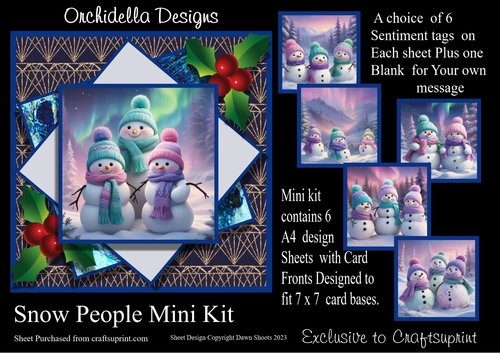 Snow People Mini Kit