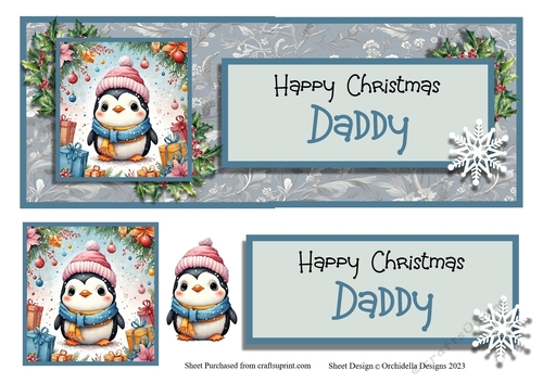 Daddy Christmas Penguin