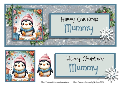 Mummy Christmas Penguin
