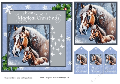 Magical Christmas Horses