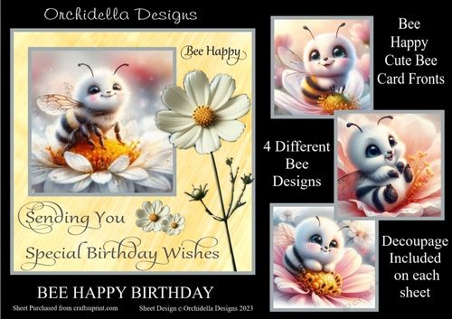 Bee Happy Birthday
