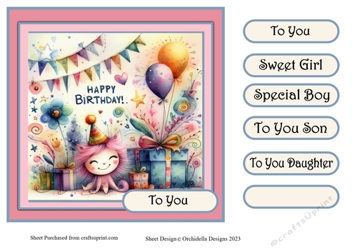Cute Happy Birthday