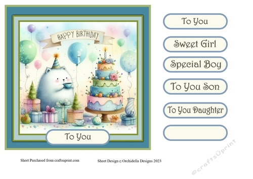 Monster Happy  Birthday 