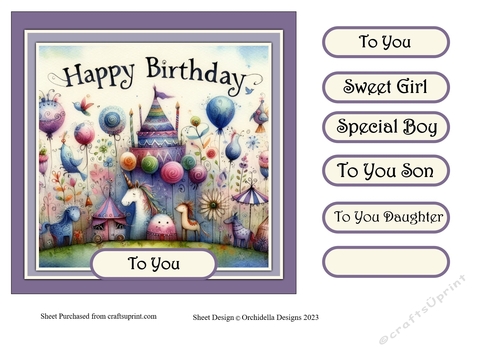 Party Scene Birthday 