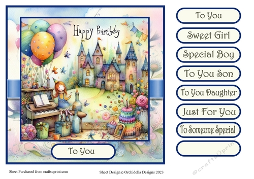 Birthday Fairy Tale Castle