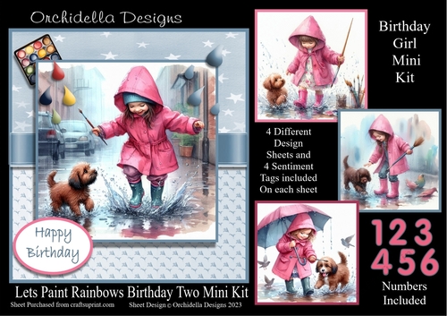 Lets Paint Rainbows Birthday Two
