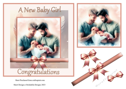 New Baby Girl with both Daddies