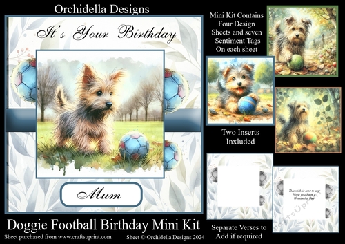 Doggie Football Birthday