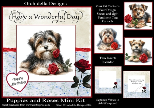 Puppies and Roses