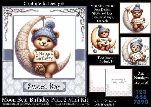 Moon Bear Birthday Pack 2