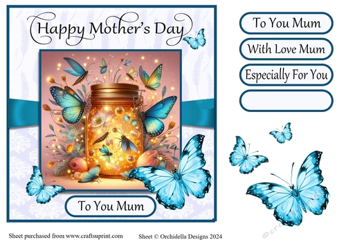 Mothers Day Glowing Jar