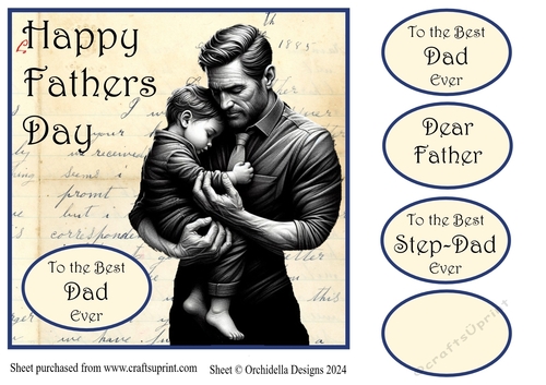 Silhouette Fathers Day 