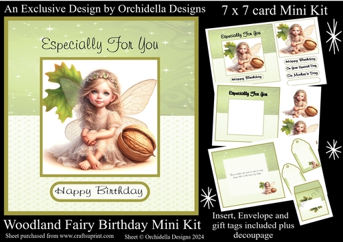 Woodland Fairy Birthday