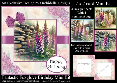 Fantastic Foxglove Birthday
