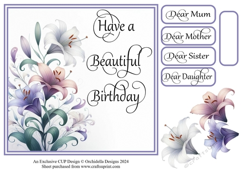Lilies Birthday Beauty