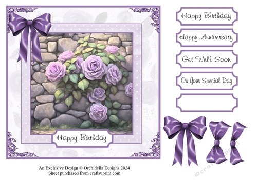 Lilac Rose Beauty Birthday