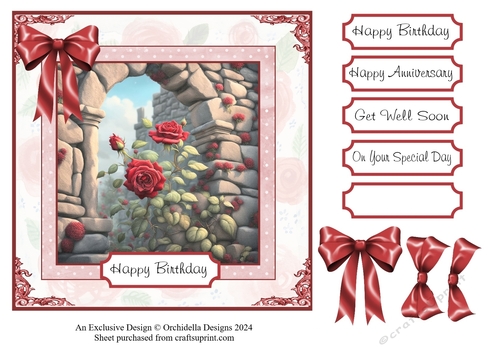 Red Rose Beauty Birthday