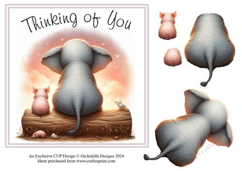 Thinking of You Ele and Pig
