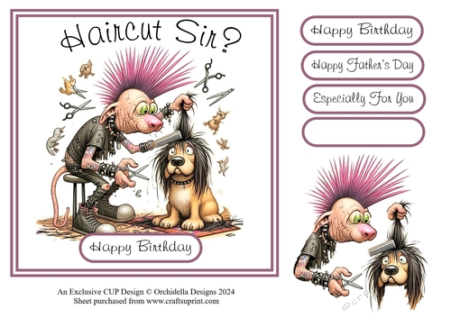 Scary Haircut Birthday 