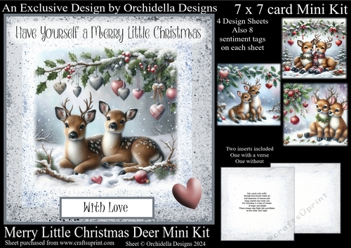 Merry Little Christmas Deer