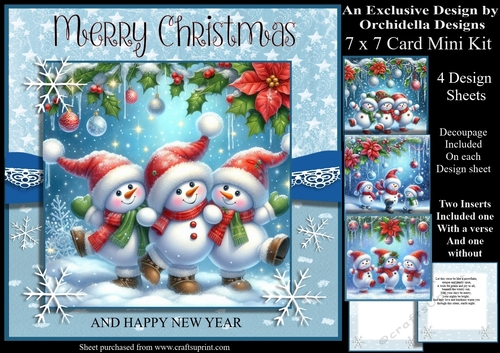 Happy Snow Family