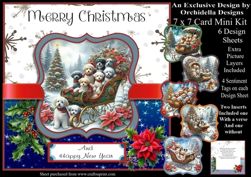 Santas Puppy Sleigh