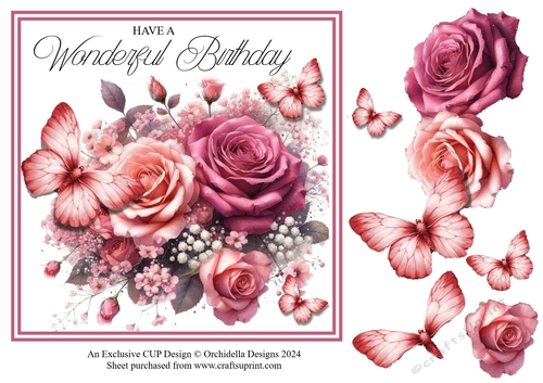 Birthday Butterfly Flurry