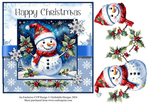 Happy Christmas Snowy 1