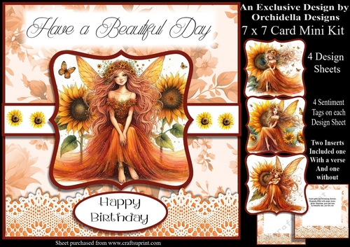 Sunflower Fairy Beautiful Day