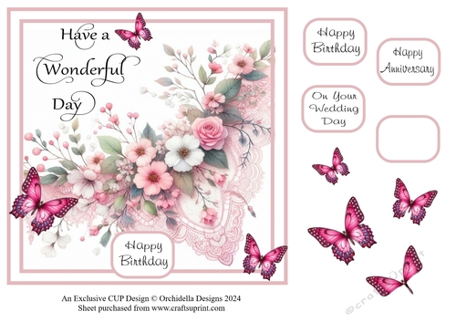 Wonderful Day flowery Lace 