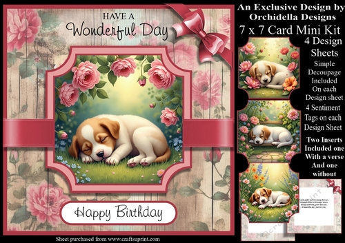 Sweet Puppy Wonderful Day