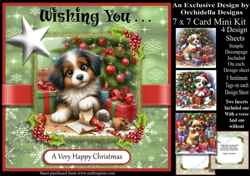 Naughty Christmas Pup