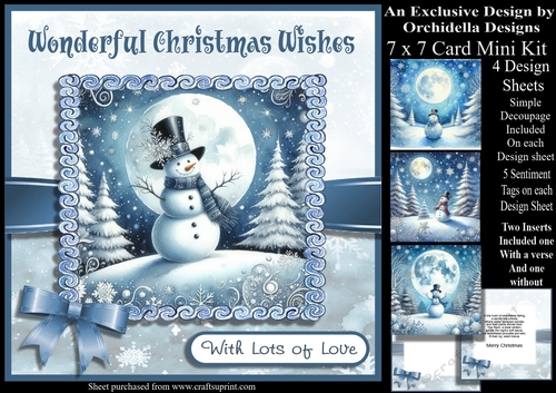 Winter Meadow Snowman
