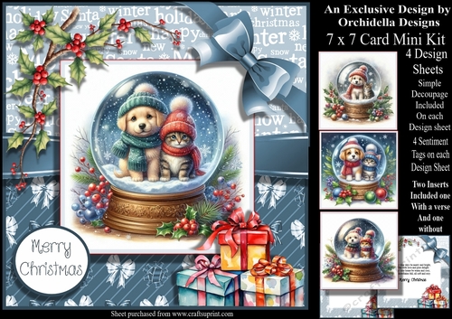 Best Friends Christmas Snowglobes